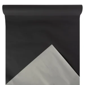 Díszcsomagoló fólia tekercs [50cm x 10m] szürke/sötétszürke