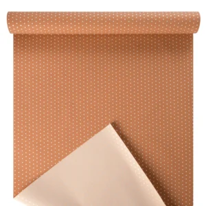 Díszcsomagoló fólia tekercs [50cm x 10m] bézs/sötét bézs/fehér
