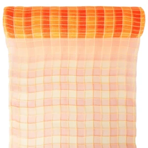 Dekorációs metál szövött háló [50cm x 9m] napsárga/narancssárga